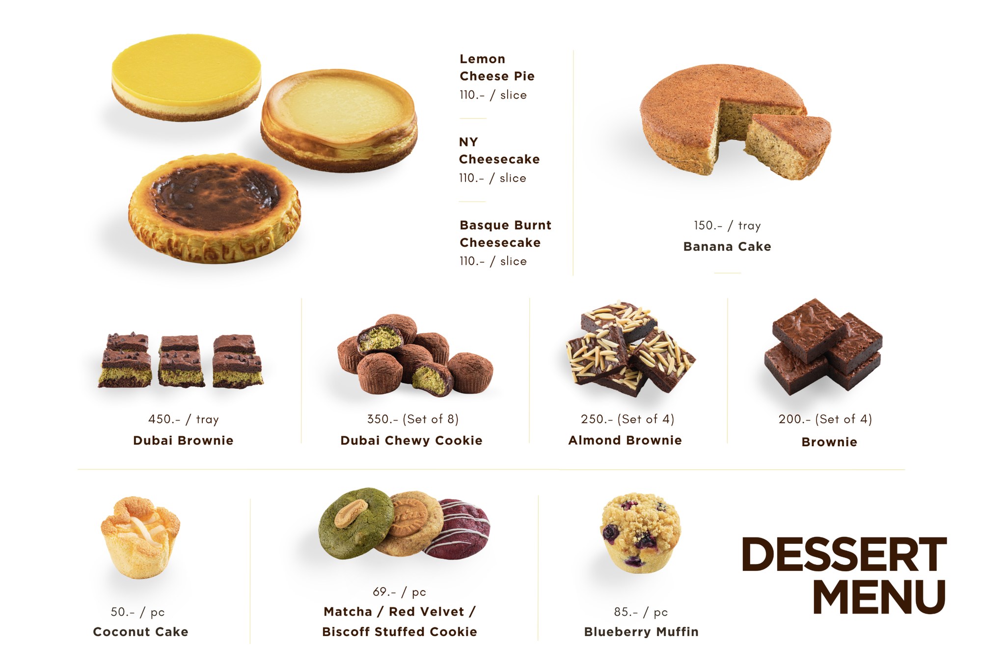 Café LOM Fresh Bakes Menu